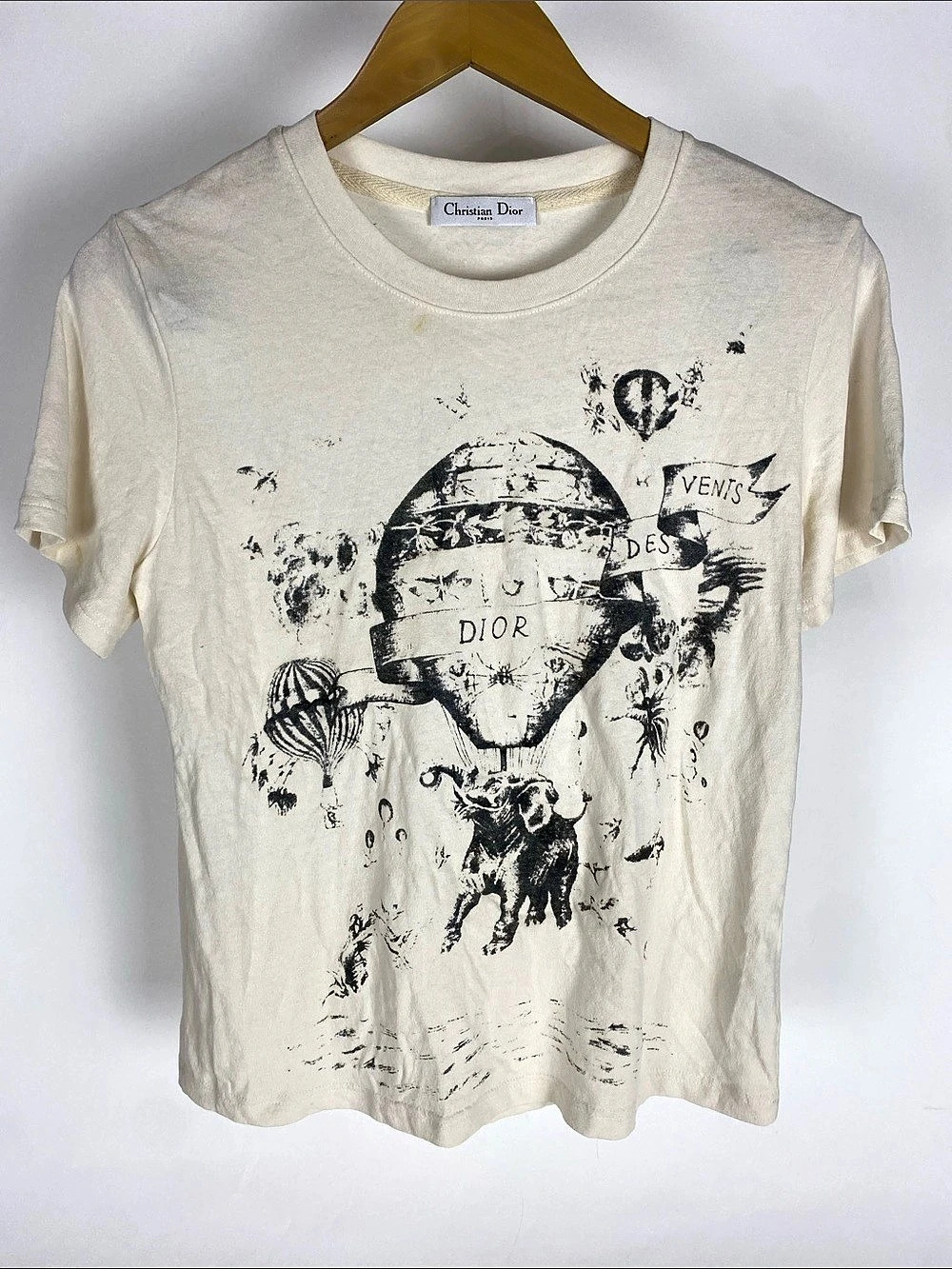 Christian Dior des Vents Graphic Print T-Shirt Dior des Vents Graphic Tee wo’s 4